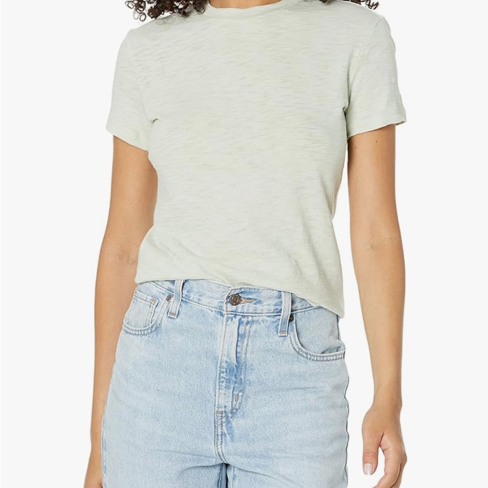 Theory Gray Fitted Short Sleeve T-Shirt